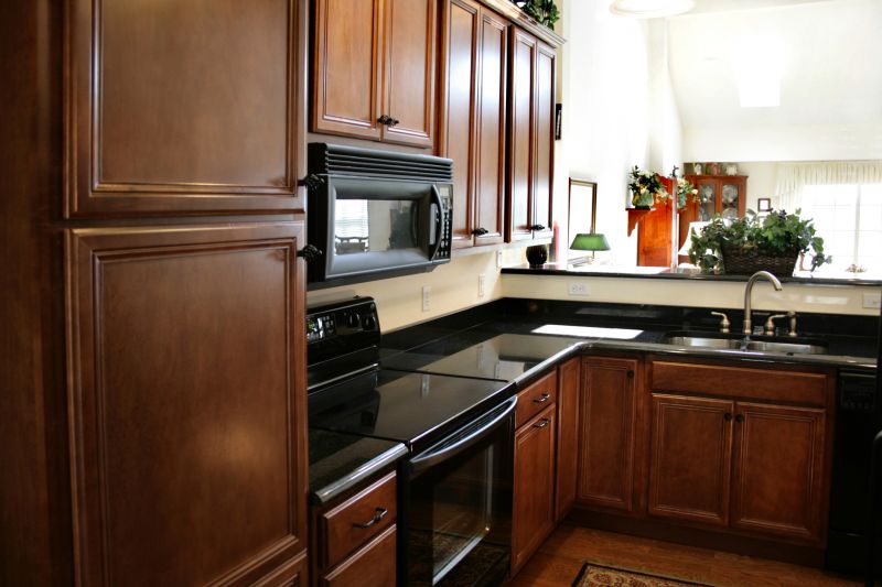 Cherry Cabinet Refacing in Terre Haute, IN