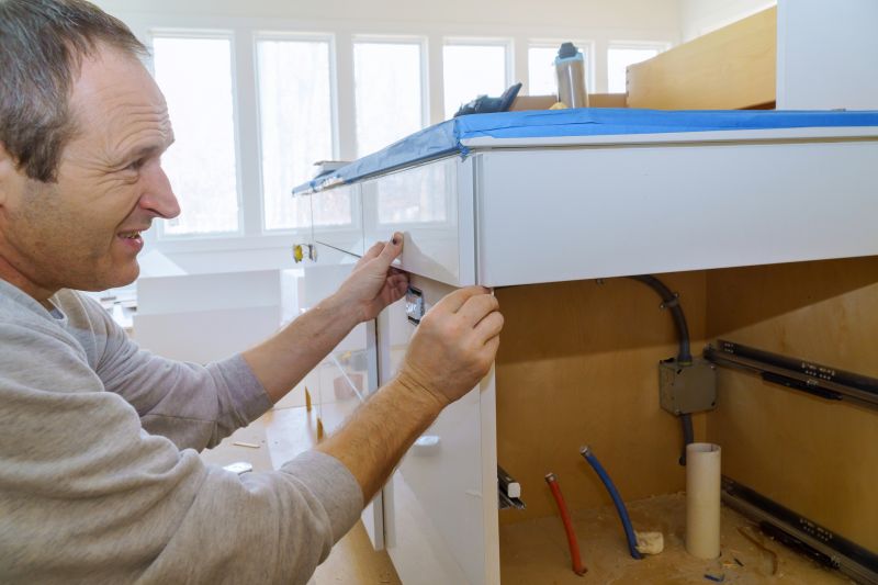 Local Custom Cabinets Installation pros at work